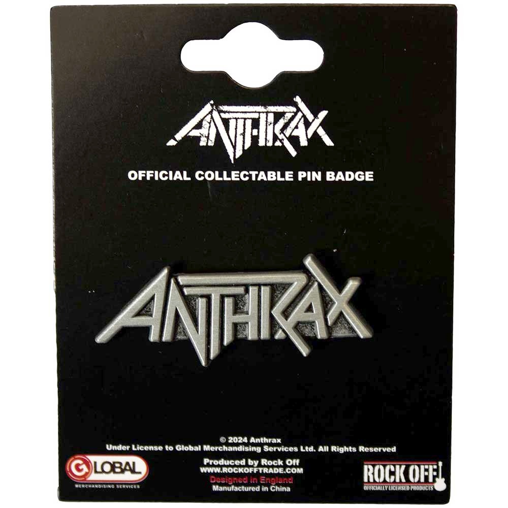 Anthrax - Logo Pin - Zilverkleurig